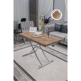 Juppo Üst Tabla Mdf Urartu Oval Köşe Alt Ayak Yuvarlak Krom Kaplama İçe Kıvrım