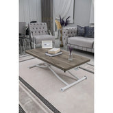 Juppo Üst Tabla Mdf Hattuşa Oval Köşe Alt Ayak Yuvarlak Beyaz İçe Kıvrım