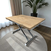 Yan Baştan Açılır Akıllı Masa Üst Mdf Efesçam Alt Ayak Krom Kaplama