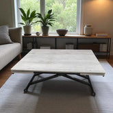 Yan Baştan Açılır Akıllı Masa Üst Mdf Lizbon Alt Ayak Siyah Renk