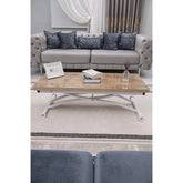 Juppo Üst Tabla Mdf Antiklayt Oval Köşe Alt Ayak Yuvarlak Siyah Dışa Kıvrm