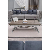 Juppo Üst Tabla Mdf Hattuşa Oval Köşe Alt Ayak Yuvarlak Krom Kaplama Dışa Kıvrım