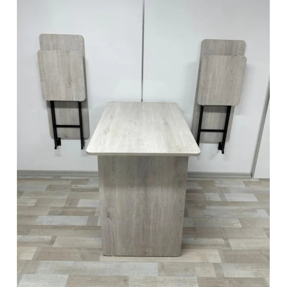 Raf Masa Tabureli Mdf Tabla Lizbon Demir Mekanizma Siyah kopya kopya kopya