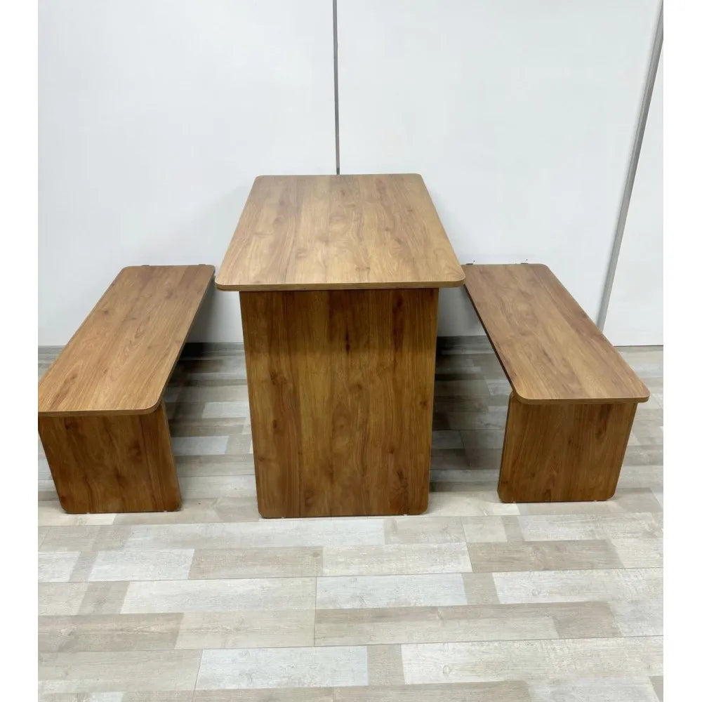 Raf Masa Tabureli Mdf Tabla Ceviz Demir Mekanizma Siyah kopya kopya