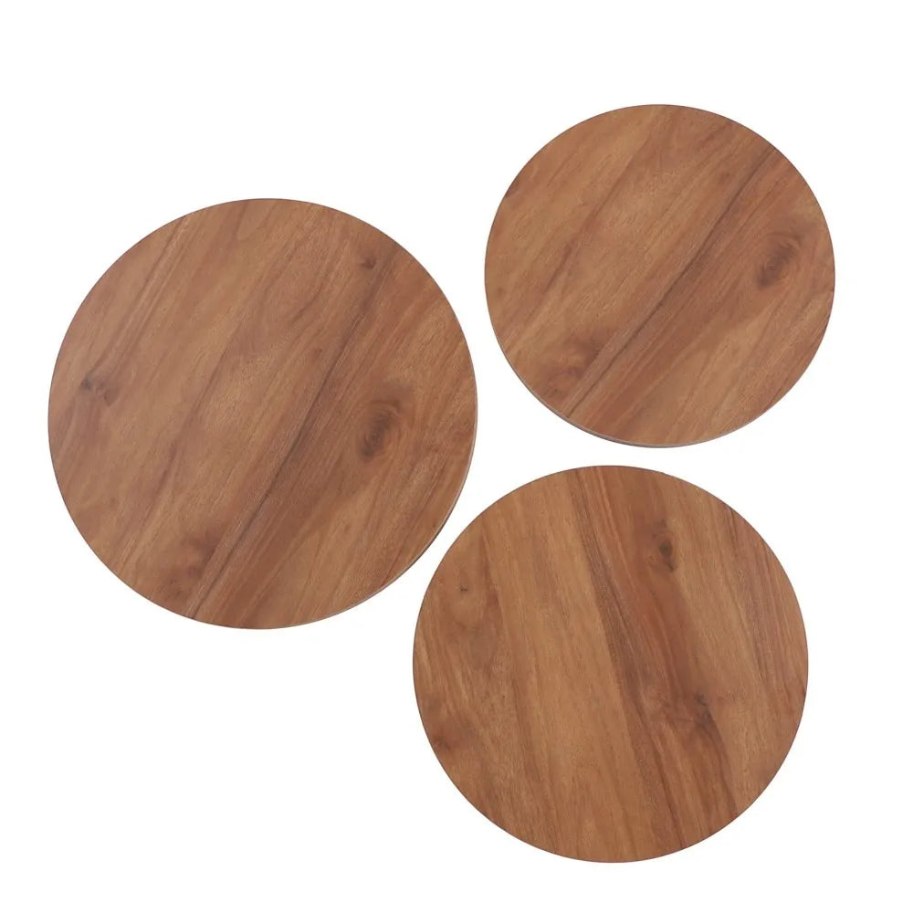 Tablon Zigon Sehpa Mdf Tabla Ceviz Alt Mekanizma Demir Beyaz Renk