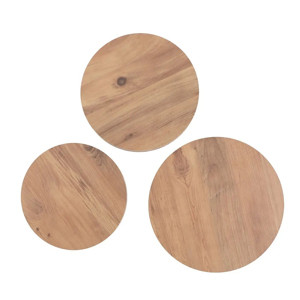 Tablon Zigon Sehpa Mdf Tabla Efesçam Alt Mekanizma Demir Siyah Renk