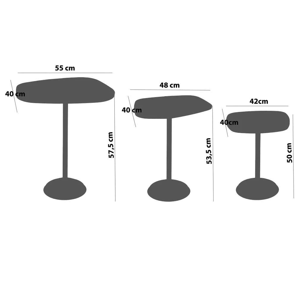 SilvaVera Zigon Sehpa Mdf Tabla Frezeli Antrasit Alt Mekanizma Demir Beyaz Renk