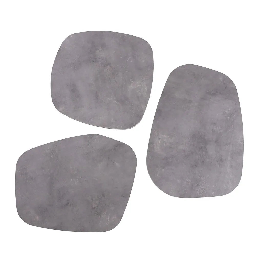 SilvaVera Zigon Sehpa Mdf Tabla Retro Gümüş Alt Mekanizma Demir Siyah Renk