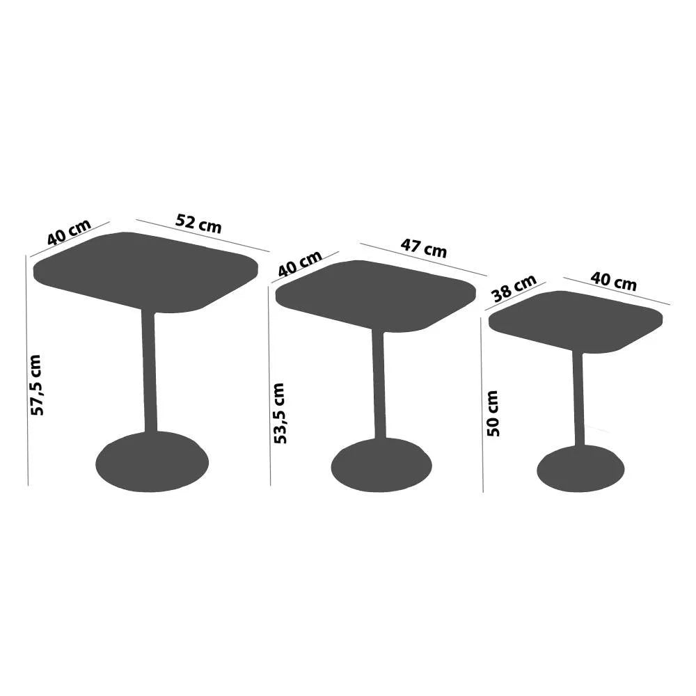 Vertino Zigon Sehpa Mdf Tabla Frezeli Latte Alt Mekanizma Demir Beyaz Renk