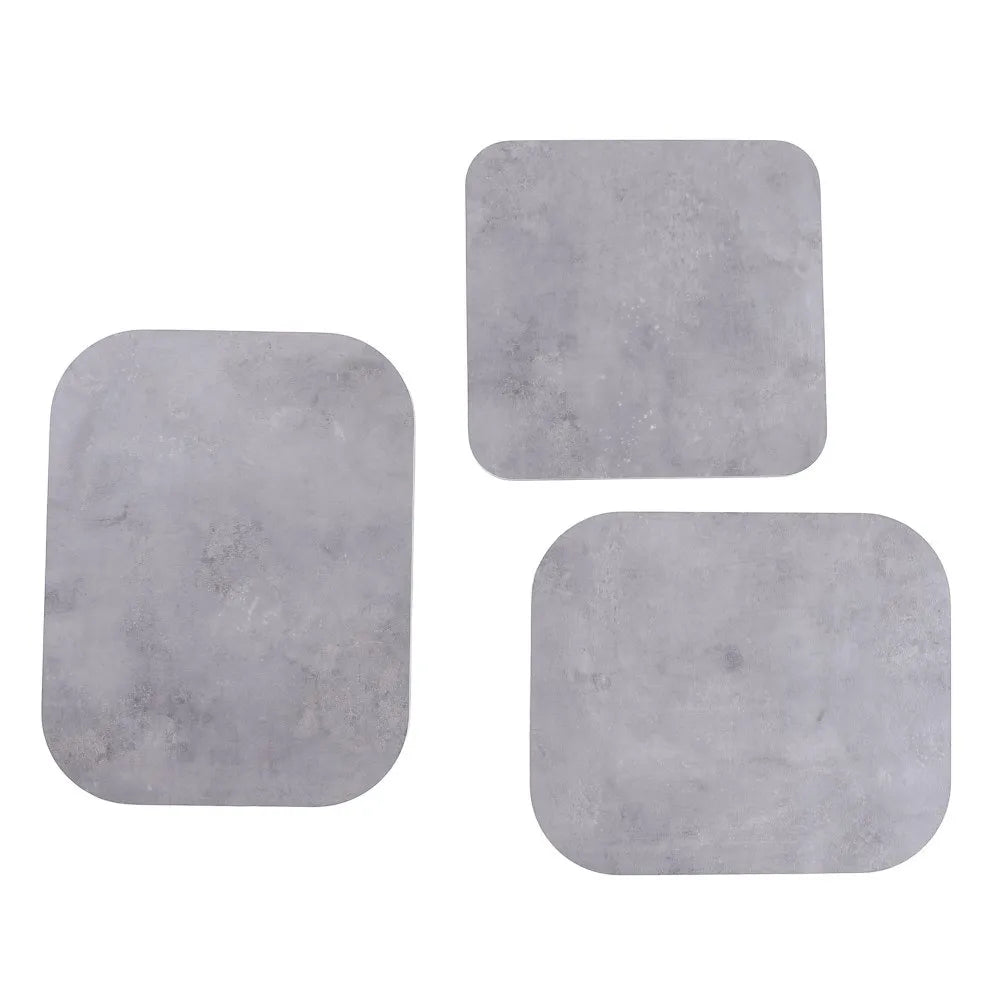 Vertino Zigon Sehpa Mdf Tabla Retro Taş Alt Mekanizma Demir Beyaz Renk