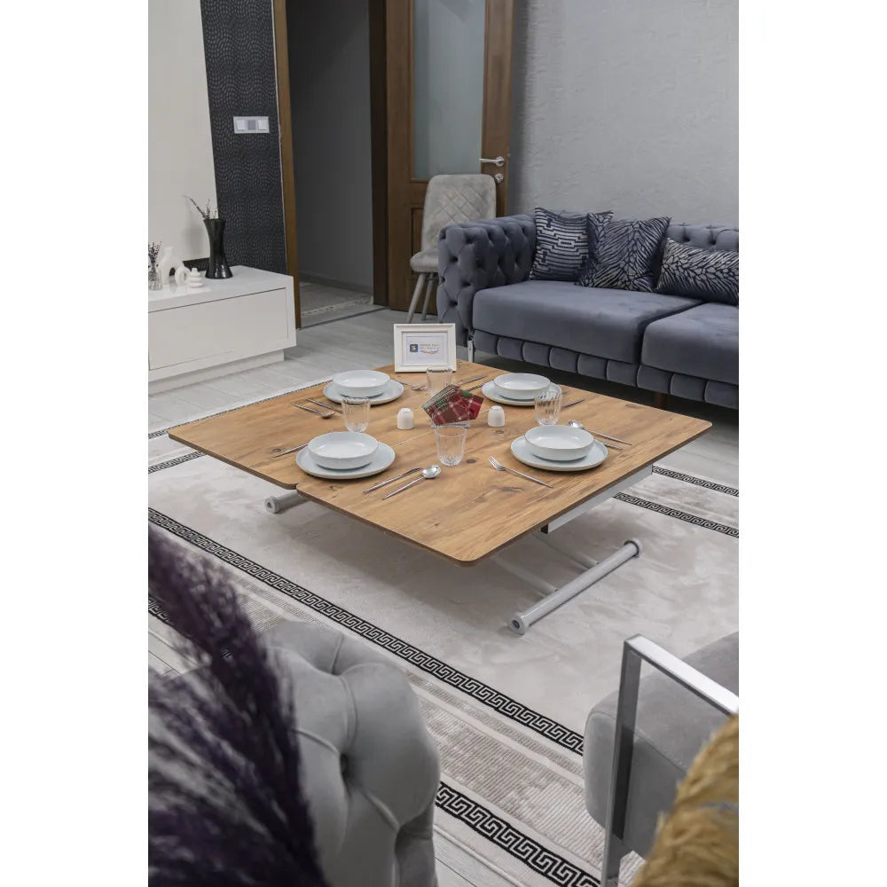 Juppo Üst Tabla Mdf EfesÇam Oval Köşe Alt Ayak Yuvarlak Beyaz İçe Kıvrım